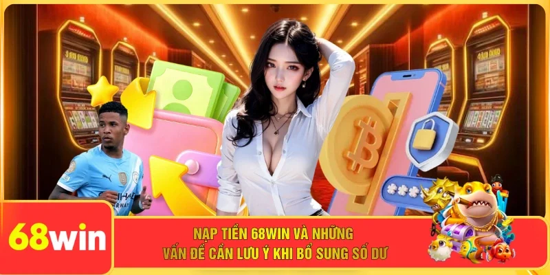 Nạp Tiền 68WIN Và Những Vấn Đề Cần Lưu Ý Khi Bổ Sung Số Dư